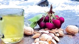 Green tea with fruits