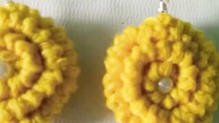 Crochet earings