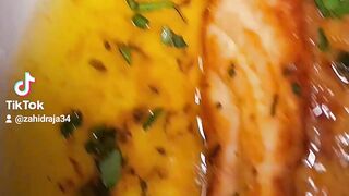 Lachs mit Citroen soße