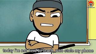 When the teacher does not eat and come to class