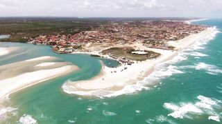 Drone view of a island