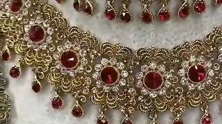 Gold bridal necklace designs