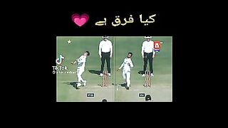 What is the difference between NASEEM Shah and hassan ali in bowling action???