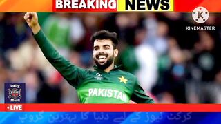 Shadab Khan got engaged to Saqlain Mushtaq's daughter