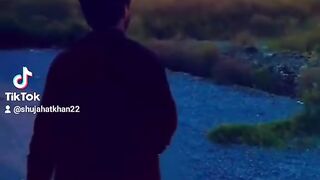سرسوں کا کھیت اور شام کا منظر