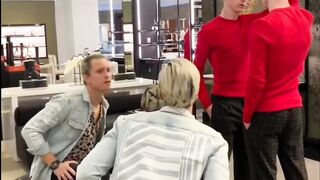 Funny mirror prank with twins