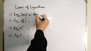 laws of logarithm