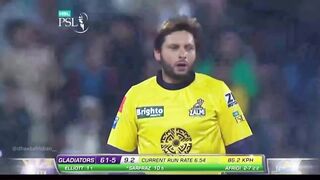 PSL Shahid Afridi wicked's