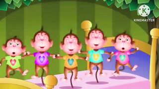 Five little monkeys jumping on the bed The best song for kids