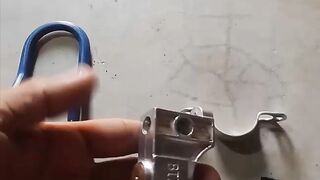 Installation of Front Wheel Security Lock in Bike