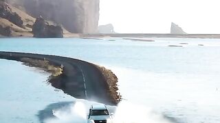 Road under the water #shortvideo