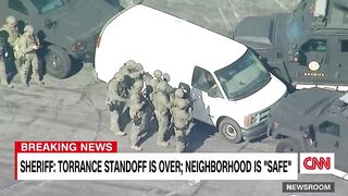Police search van after 10 people were killed in California massacre