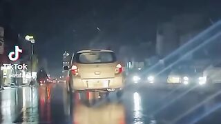 Rainy weather drive