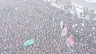 Thousands of Kurdish Muslims in Batman, Anatolia,