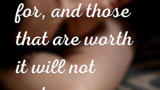 Nobody is Worth crying for..