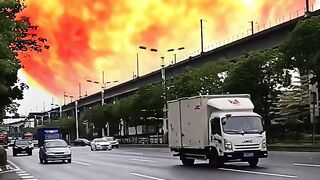 Fireball passes by the earth