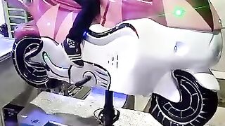 #Batool Enjoying bike ride