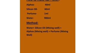 How to make Car Polish?
