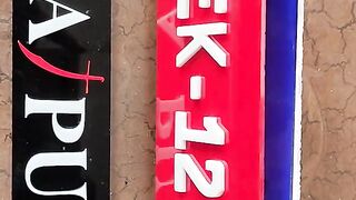 rotating num plate for bike