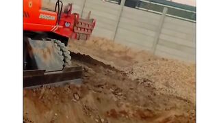 Excavator Working