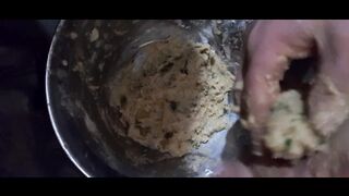 Potato kabab prepare