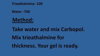 How to make Ultrasound Gel Formulation?