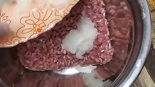 Мясные трубочки с грибами