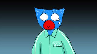 FNF x Squid Game x Poppy Playtime Huggy Wuggy // Squid Game Glass Bridge with Huggy, Larva, GF 