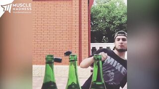Bottle Cap Challenge - Athletes Edition