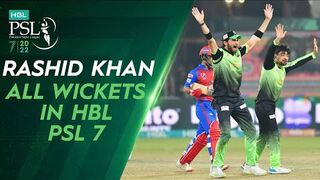 Rashid khan all wickets video psl