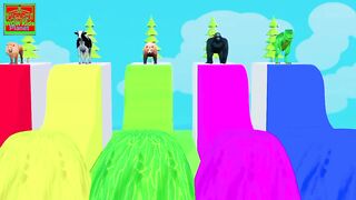 Cow Bear Gorilla Lion Zombie T Rex Buffalo Wild Animal Crossing Fountain Game