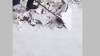snow fall in world