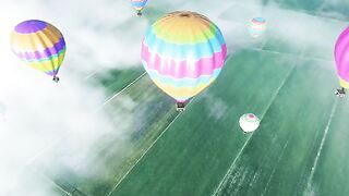 A peaceful day in the sky ????| megalophobia | horror | hotairballoon