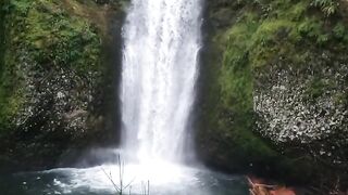 Beautiful waterfall and music | subscribe