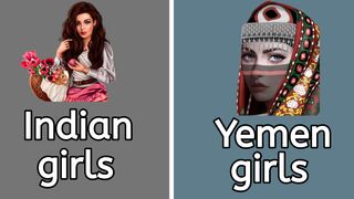 Indian girls vs Yemeni girls