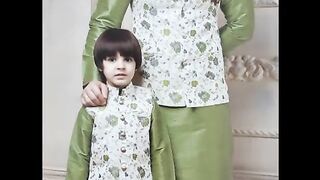 Father and son same dressing