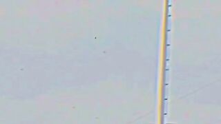 Helicopter shot for six