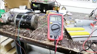 BLDC motor as a generator