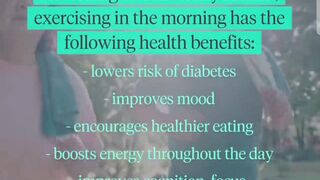 Benefits of morning walk