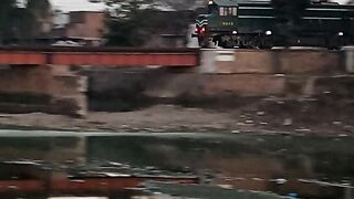 Subak Kharam 103UP rail car crossing