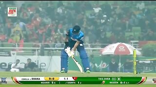 Naseem Shah Bowling in BPL| Comilla Victorians Vs Dhaka Dominators | Bangl...