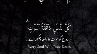 Every Soul Will Taste Death