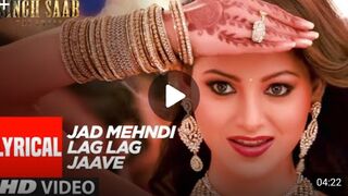 Jad Mehndi Lag Lag Jaave Lyrical | Singh Saab The Great | Sunny Deol | Urvashi Rautela