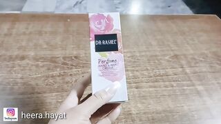 Hand and feet cream // Dr. rashel perfume hand & feet cream review // dr rashel products review