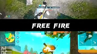 Free fire vs pubg best sound editing