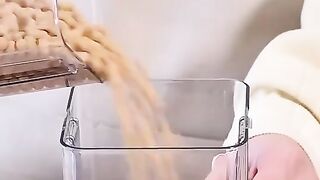 Food Storage Kitchen Container Plastic Box Jars For Bulk Cereals Kitchen Organizers For Pantry Organizer Jars With Lid Home - Bottles,jars & Boxes