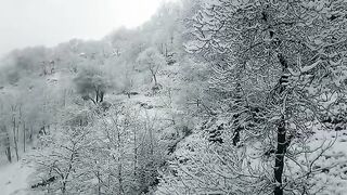 Snowfall in village Namli Maira