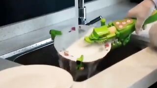 Dishwashing takes it to the next level! ????????