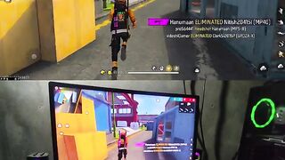 pc handcam and pc screen record gameplay Garean-Freefire