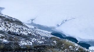 Snow Covered Lake